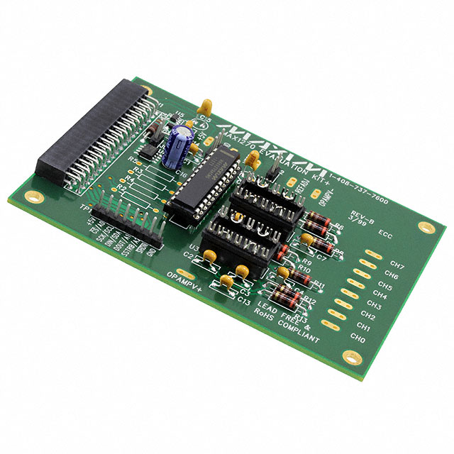 MAX1270EVKIT+ Analog Devices Inc./Maxim Integrated  Cartes d'évaluation - Convertisseurs analogique-numérique (CAN)